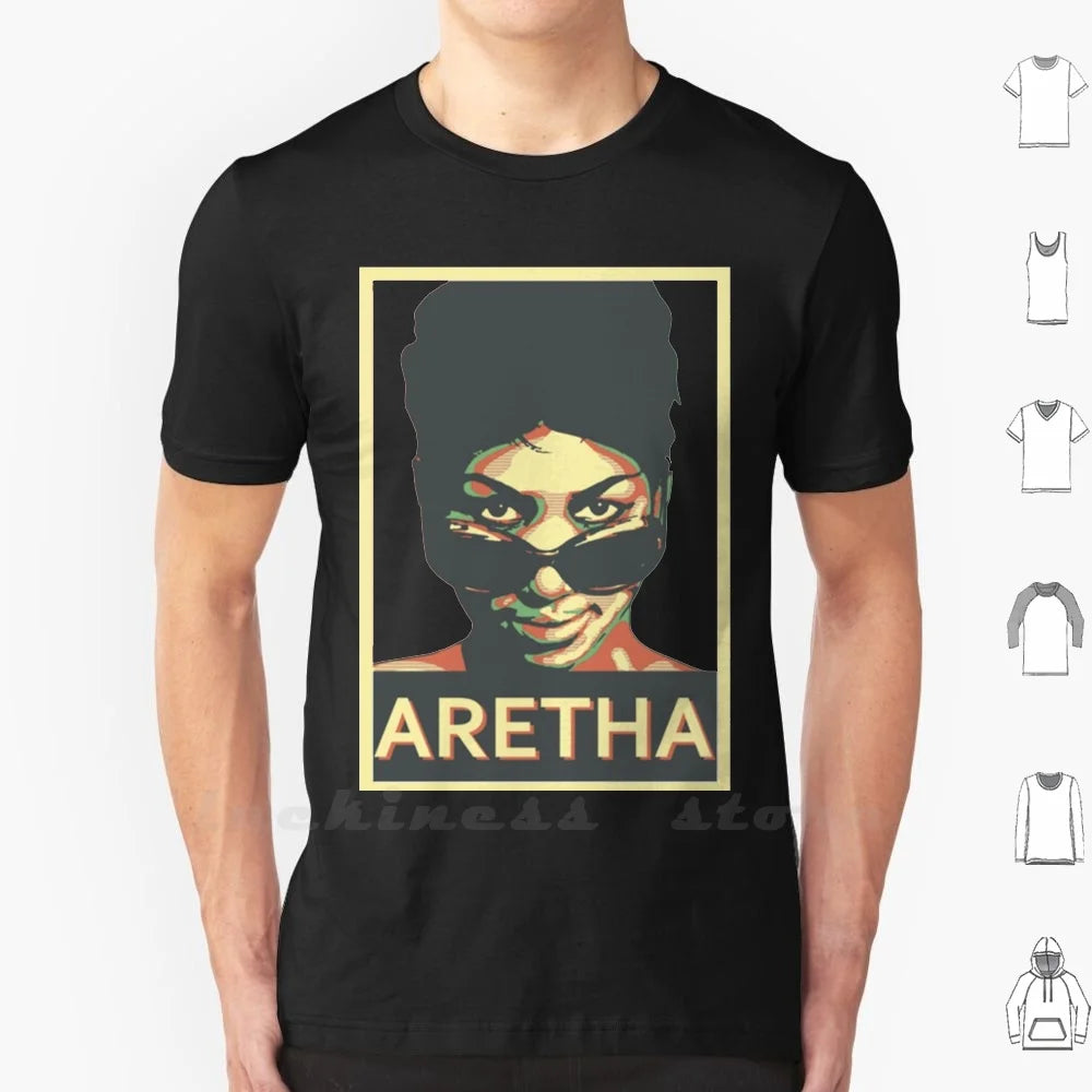 Aretha Franklin-T-Shirt M-Tee-Black H40093fea891246e987adb850c9664e8dT Vintage Sounds T-Shirts T-Shirt