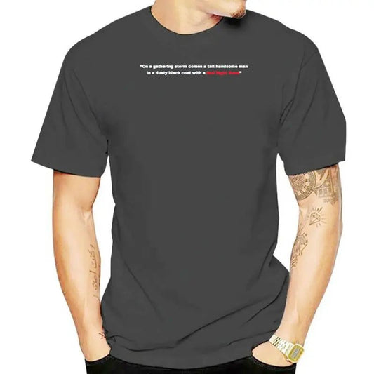 Nick Cave & The Bad Seeds -Red Right Hand Lyric T- Shirt Men grey Nick_Cave_The_Bad_Seeds_-Red_Right_Hand_Lyric_T-_Shirt_-_Vintage_Sounds_T-Shirts_-_-59666 Vintage Sounds T-Shirts T-Shirt