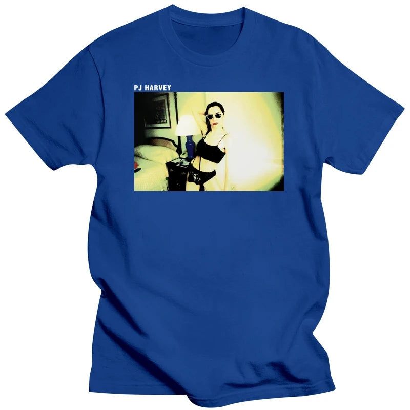 P J Harvey T-shirt SkyblueMen P_J_Harvey_T-shirt_-_Vintage_Sounds_T-Shirts_-_-59719 Vintage Sounds T-shirts T-Shirt