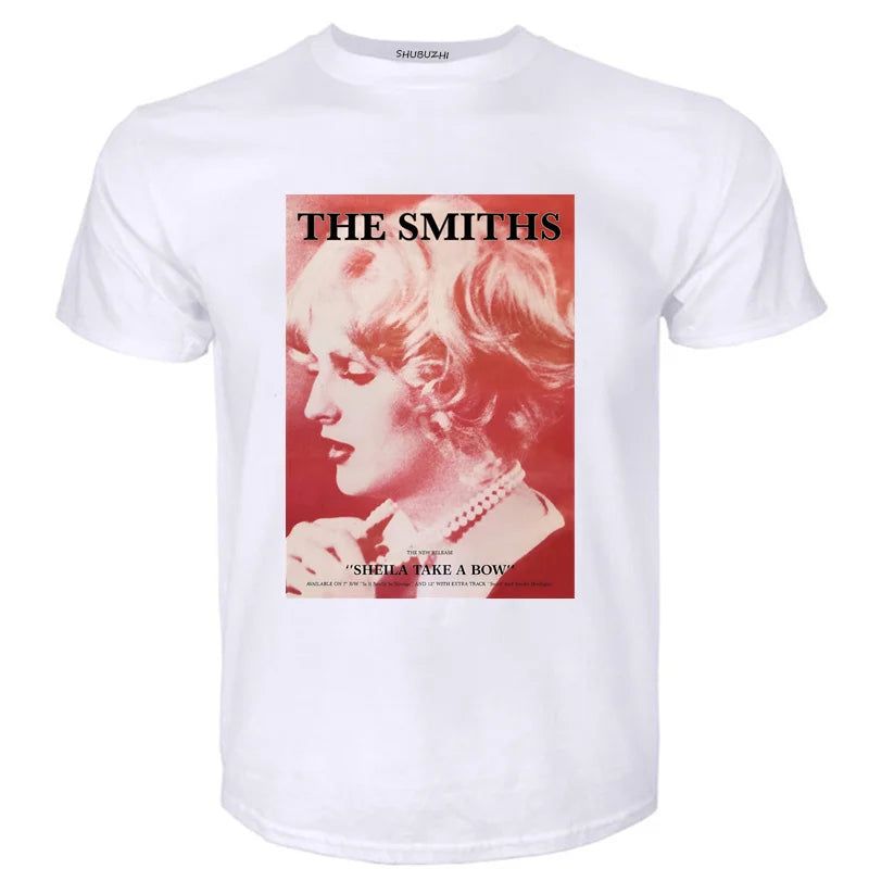 Sheila Take a Bow Poster (The Smiths) White Sheila_Take_a_Bow_Poster_The_Smiths_-_Vintage_Sounds_T-Shirts_-_-59853 Vintage Sounds T-shirts T-Shirt