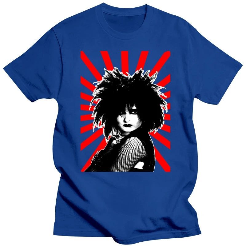 Siouxsie Sioux SkyblueMen Siouxsie_Sioux_-_Vintage_Sounds_T-Shirts_-_-59865 Vintage Sounds T-shirts T-Shirt