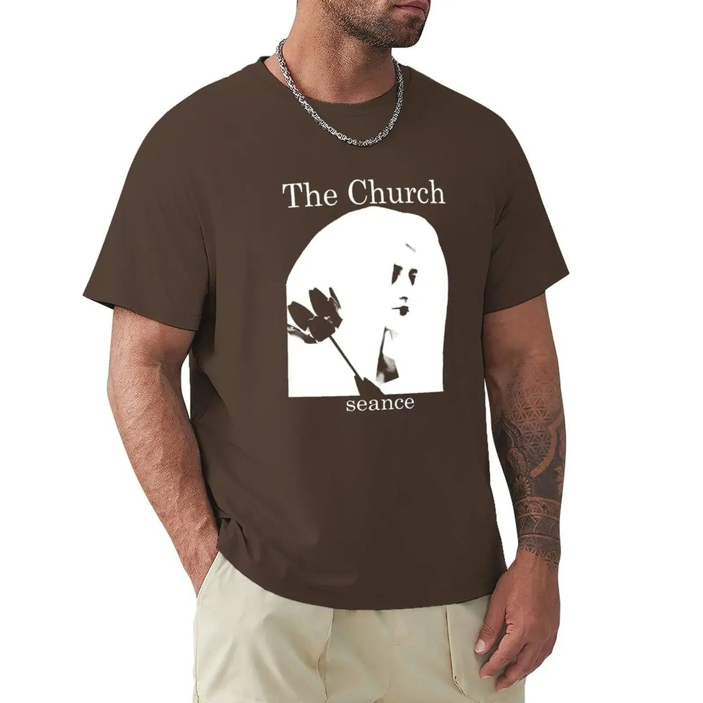 The Church-Seance- T-Shirt Dark Coffee The_Church-Seance-_T-Shirt_-_Vintage_Sounds_T-Shirts_-_-59899 Vintage Sounds T-shirts T-Shirt