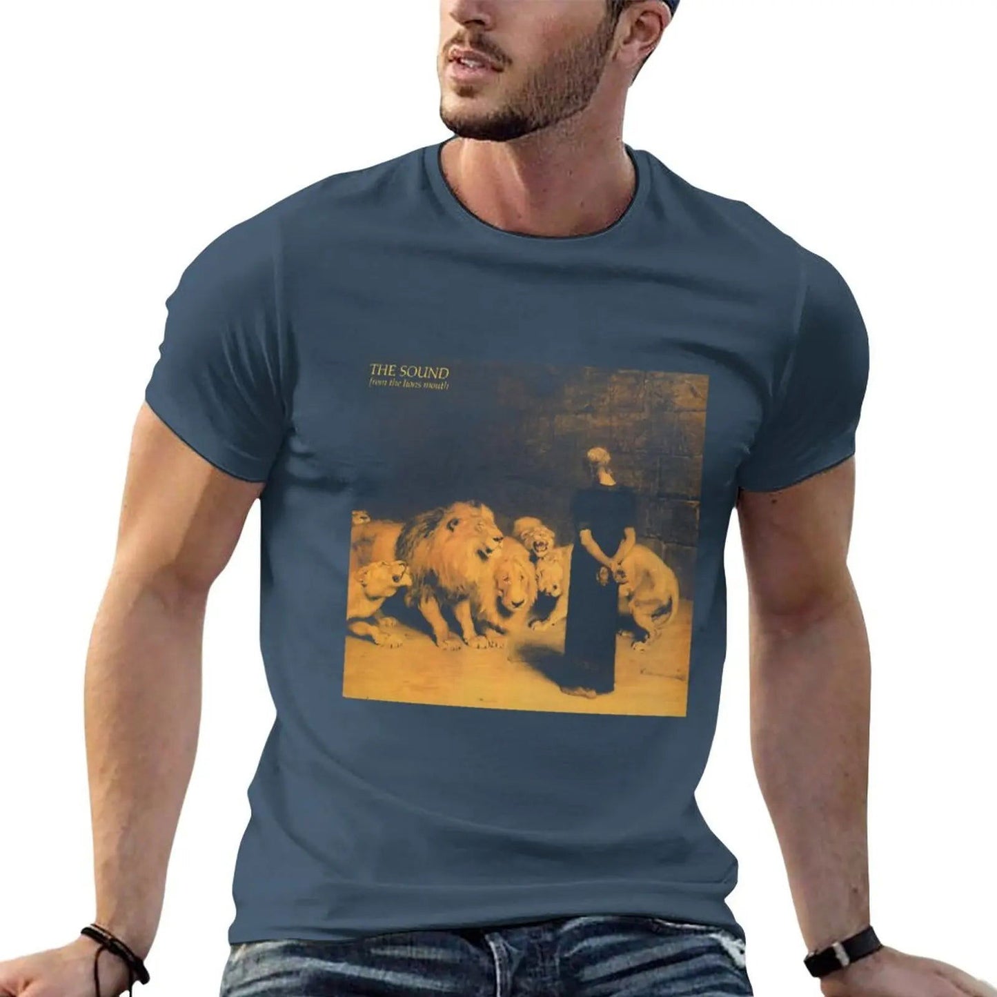 The Sound- From The Lions Mouth T-Shirt Navy The_Sound-_From_The_Lions_Mouth_T-Shirt_-_Vintage_Sounds_T-Shirts_-_-60078 Vintage Sounds T-shirts T-Shirt