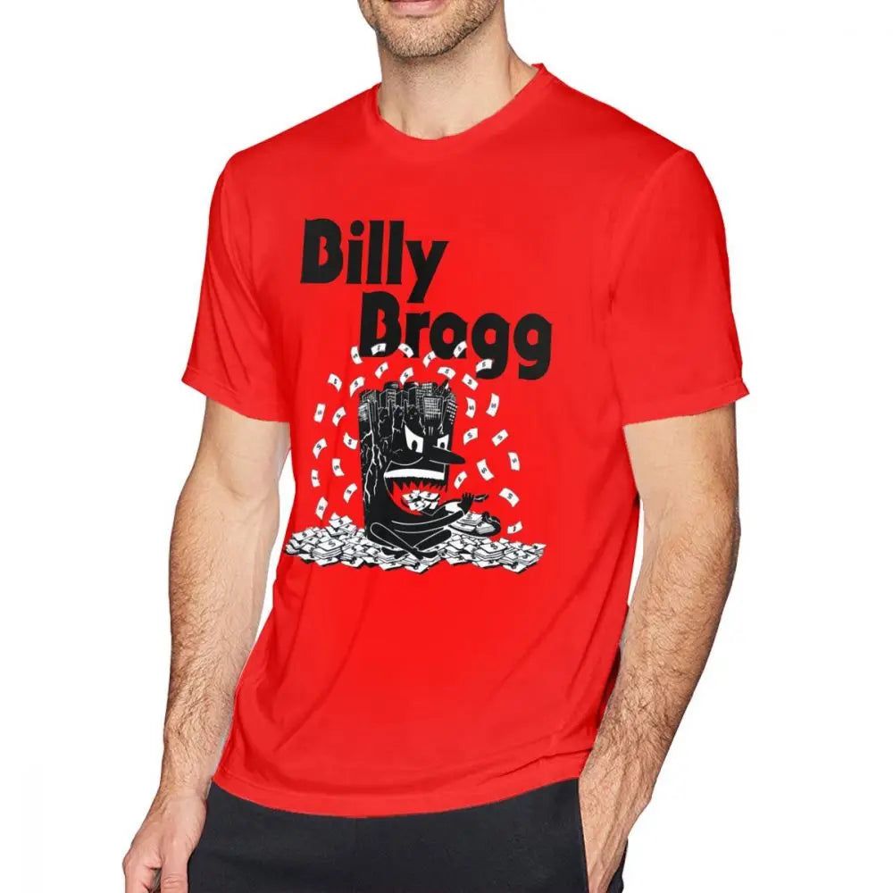 Billy Bragg -Talking With The Taxman About Poetry T-Shirt Red Billy_Bragg_-Talking_With_The_Taxman_About_Poetry_T-Shirt_-_Vintage_Sounds_T-Shirts_-_-59277 Vintage Sounds T-shirts T-Shirt