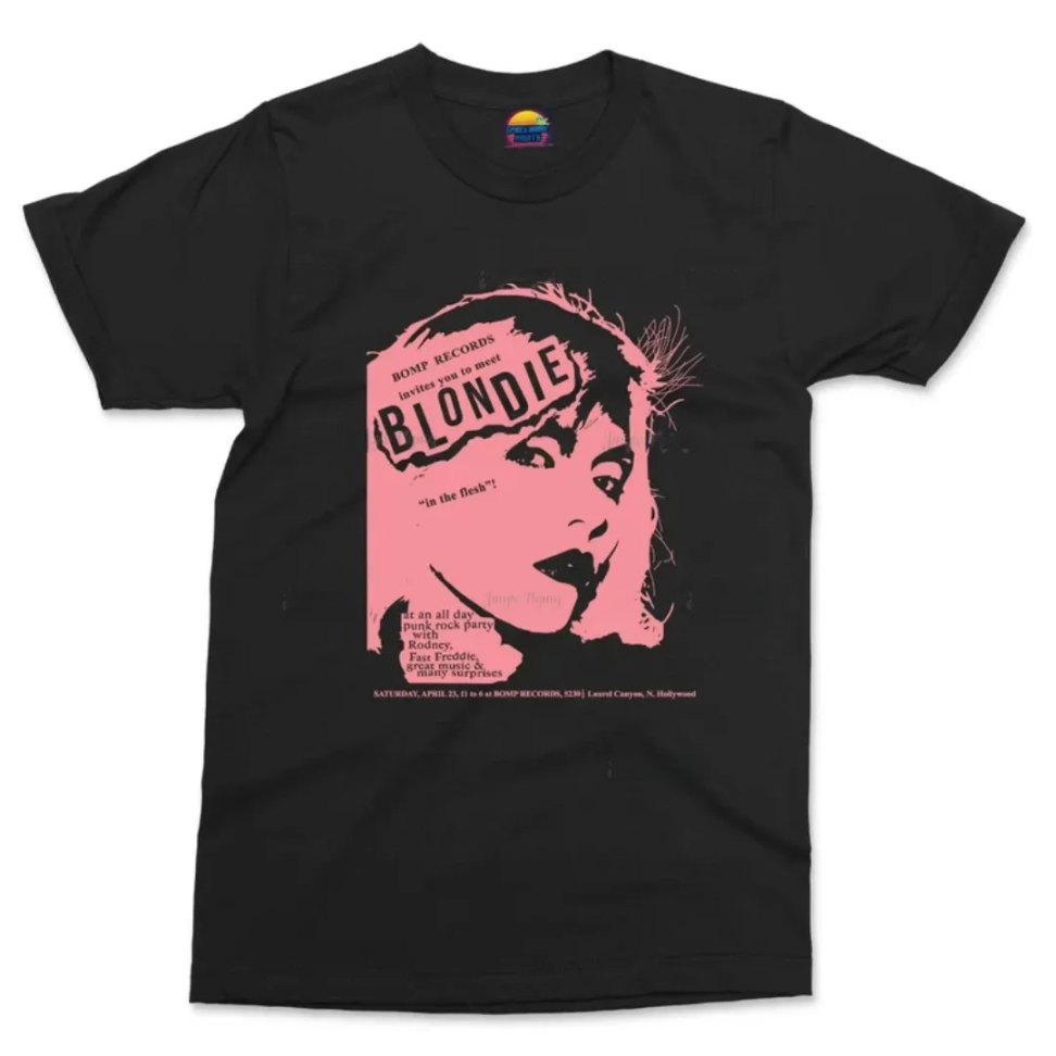 Blondie Vintage T-Shirt Blondie_Vintage_T-Shirt_-_Vintage_Sounds_T-Shirts_-_-59286 Vintage Sounds T-shirts T-Shirt