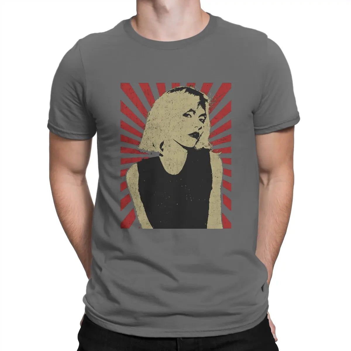 Blondie Warhol :T-Shirt Dark Grey Blondie_Warhol_T-Shirt_-_Vintage_Sounds_T-Shirts_-_-59322 Vintage Sounds T-shirts T-Shirt