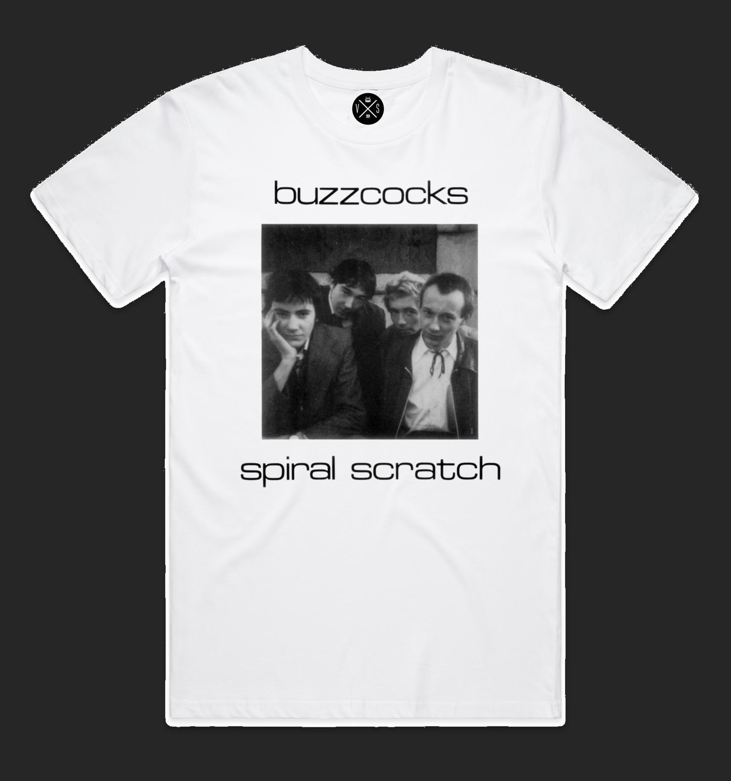 Buzzcocks — Spiral Scratch 1977 Punk Single Tee