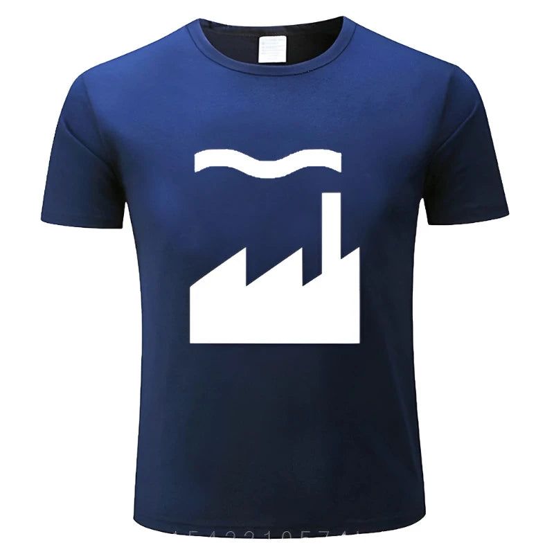 Factory Records Logo T-Shirt Navy Blue Factory_Records_Logo_T-Shirt_-_Vintage_Sounds_T-Shirts_-_-59411 Vintage Sounds T-shirts T-Shirt