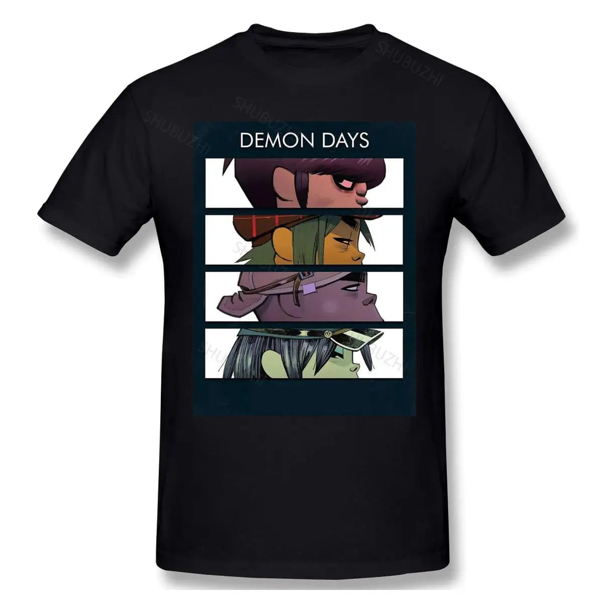 Gorillaz -Demon Days T-Shirt Black Gorillaz_-Demon_Days_T-Shirt_-_Vintage_Sounds_T-Shirts_-_-59461 Vintage Sounds T-shirts T-Shirt