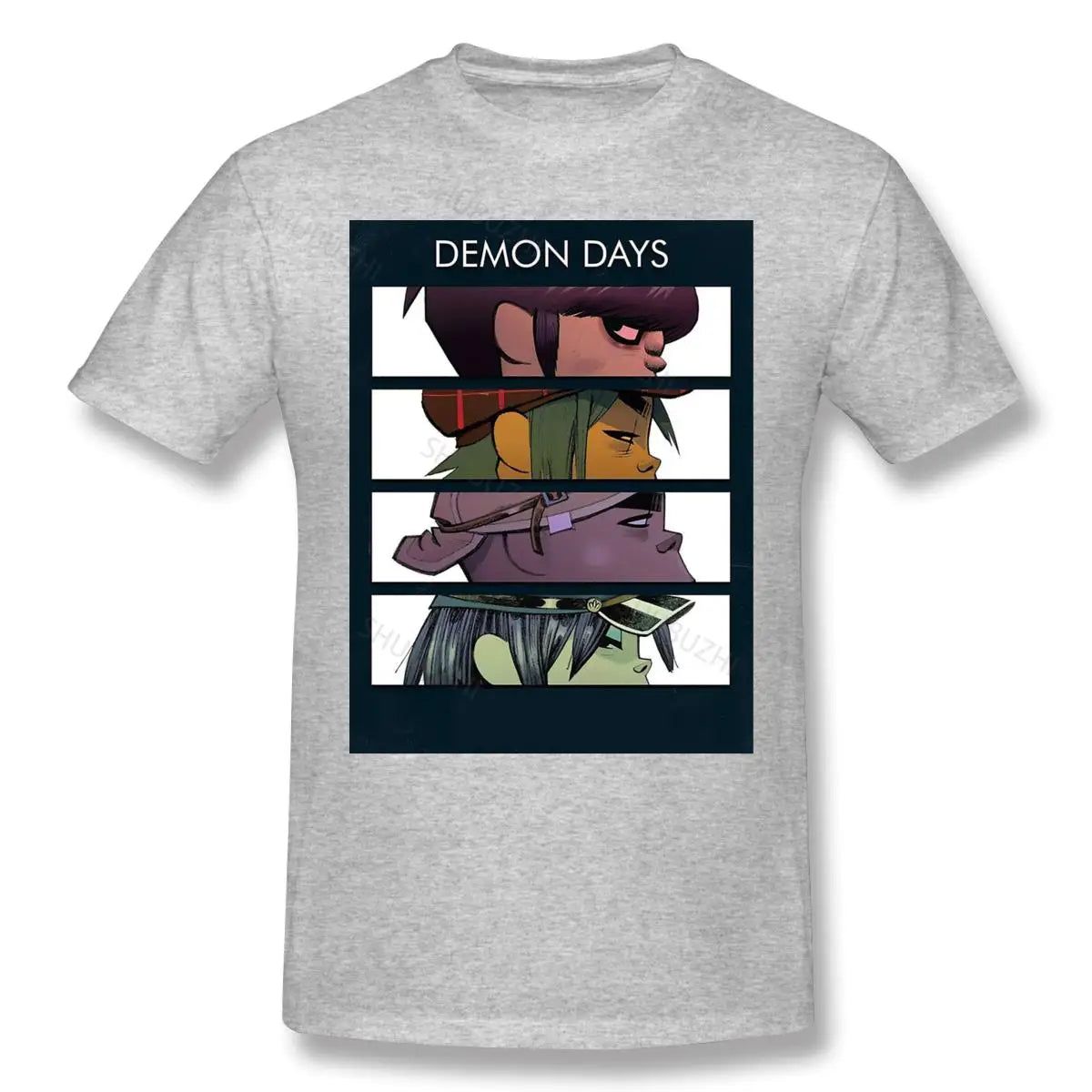 Gorillaz -Demon Days T-Shirt GRAY Gorillaz_-Demon_Days_T-Shirt_-_Vintage_Sounds_T-Shirts_-_-59469 Vintage Sounds T-shirts T-Shirt