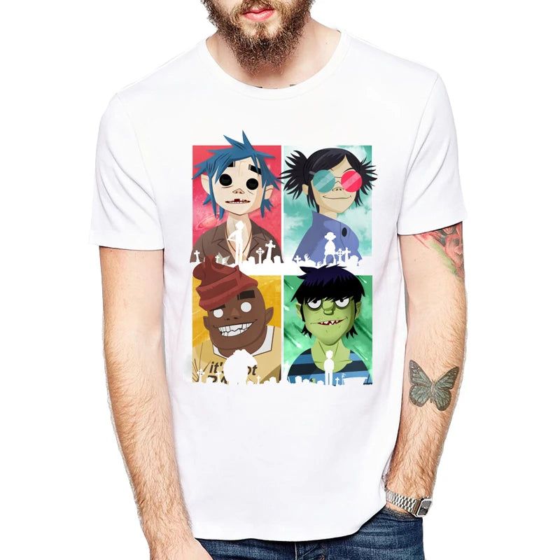 Gorillaz Print T-shirt Gorillaz_Print_T-shirt_-_Vintage_Sounds_T-Shirts_-_-59471 Vintage Sounds T-shirts T-Shirt