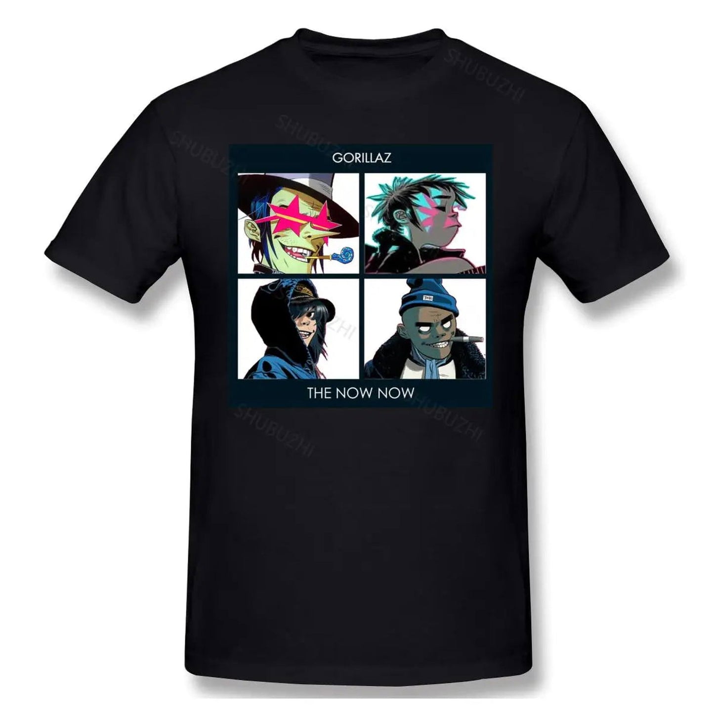 Gorillaz Tour Rock Band T Shirt Black Gorillaz_Tour_Rock_Band_T_Shirt_-_Vintage_Sounds_T-Shirts_-_-59474 Vintage Sounds T-shirts Music Tees