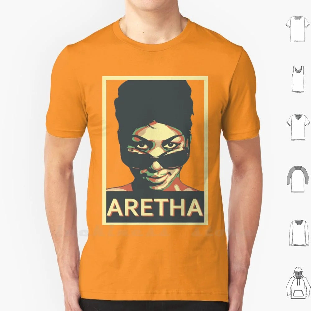 Aretha Franklin-T-Shirt M-Tee-Orange H7833a19e014345f9a7616a2085814b0fI Vintage Sounds T-Shirts T-Shirt