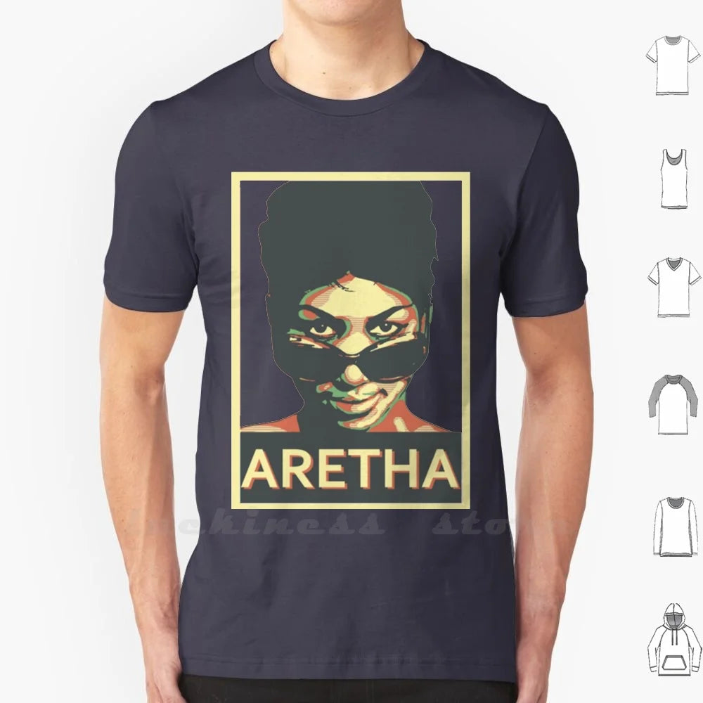 Aretha Franklin-T-Shirt M-Tee-Navy Hac42c8d76dc74b089353b5c8f5f0c8cc0 Vintage Sounds T-Shirts T-Shirt