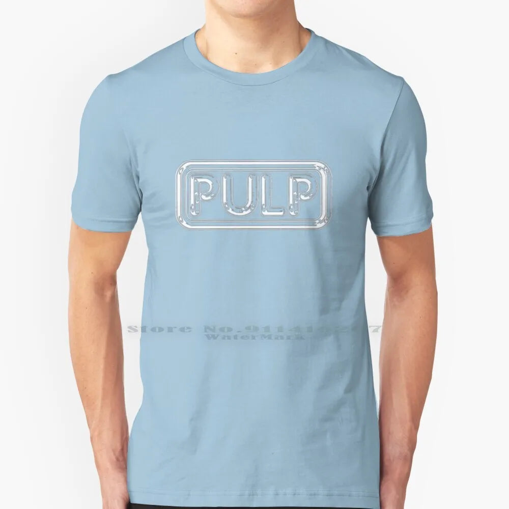 Pulp Logo: T Shirt MTee-Medium Blue Hea19e9961af04b0eb47208a535557a1fl Vintage Sounds T-Shirts T-Shirt