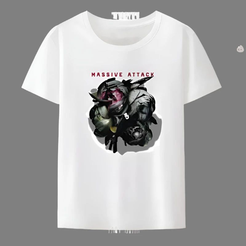 Massive Attack-Everyday White Massive_Attack-Everyday_-_Vintage_Sounds_T-Shirts_-_-59586 Vintage Sounds T-shirts T-Shirt