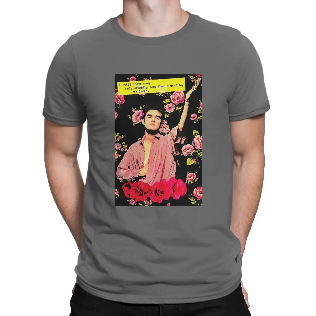 Morrissey Dark Grey Morrissey_-_Vintage_Sounds_T-Shirts_-_-59610 Vintage Sounds T-shirts T-Shirt