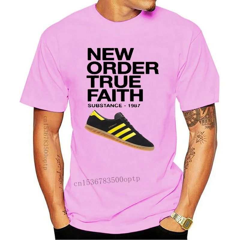 New Order-True Faith -Adidas Version PinkMen New_Order-True_Faith_-Adidas_Version_-_Vintage_Sounds_T-Shirts_-_-59653 Vintage Sounds T-shirts T-Shirt