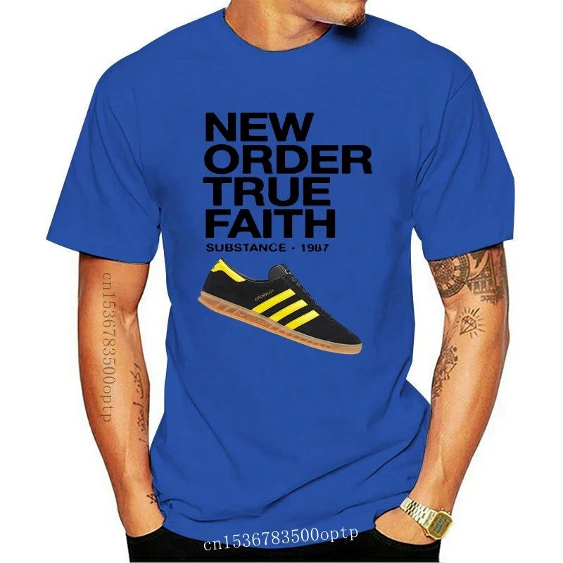 New Order-True Faith -Adidas Version SkyblueMen New_Order-True_Faith_-Adidas_Version_-_Vintage_Sounds_T-Shirts_-_-59655 Vintage Sounds T-shirts T-Shirt
