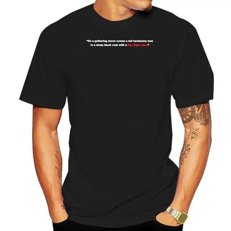Nick Cave & The Bad Seeds -Red Right Hand Lyric T- Shirt Men black Nick_Cave_The_Bad_Seeds_-Red_Right_Hand_Lyric_T-_Shirt_-_Vintage_Sounds_T-Shirts_-_-59664 Vintage Sounds T-Shirts T-Shirt