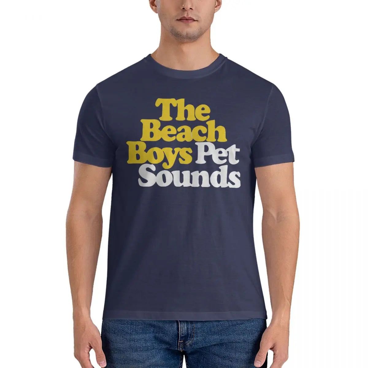 Pet Sounds - Album Logo T-Shirt Navy Blue Pet_Sounds_-_Album_Logo_T-Shirt_-_Vintage_Sounds_T-Shirts_-_-61203 Vintage Sounds T-Shirts T-Shirt