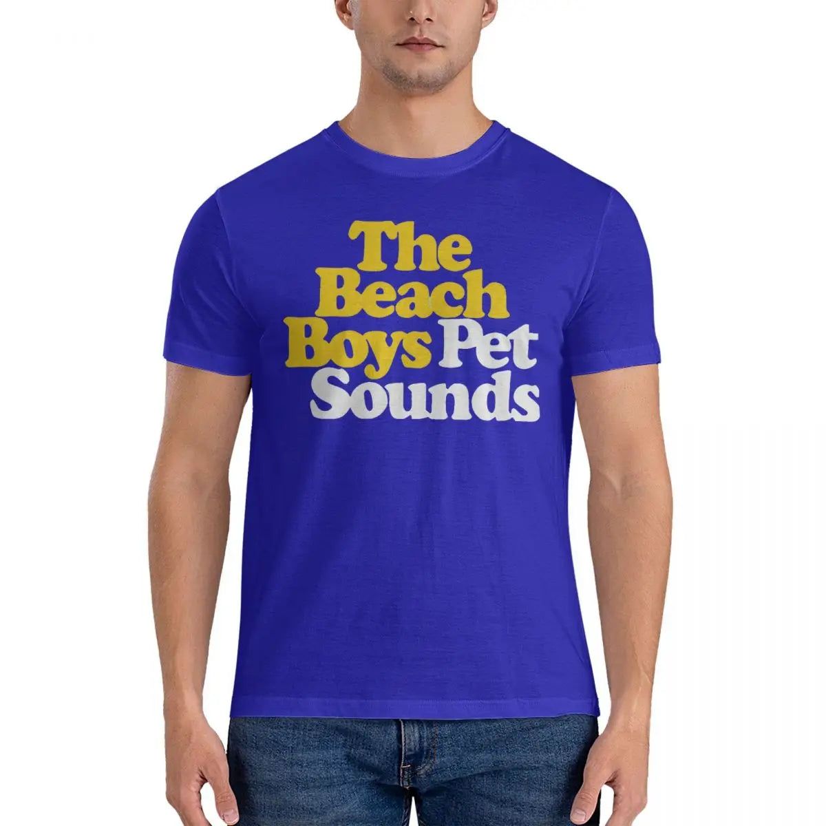 Pet Sounds - Album Logo T-Shirt Blue Pet_Sounds_-_Album_Logo_T-Shirt_-_Vintage_Sounds_T-Shirts_-_-61207 Vintage Sounds T-Shirts T-Shirt