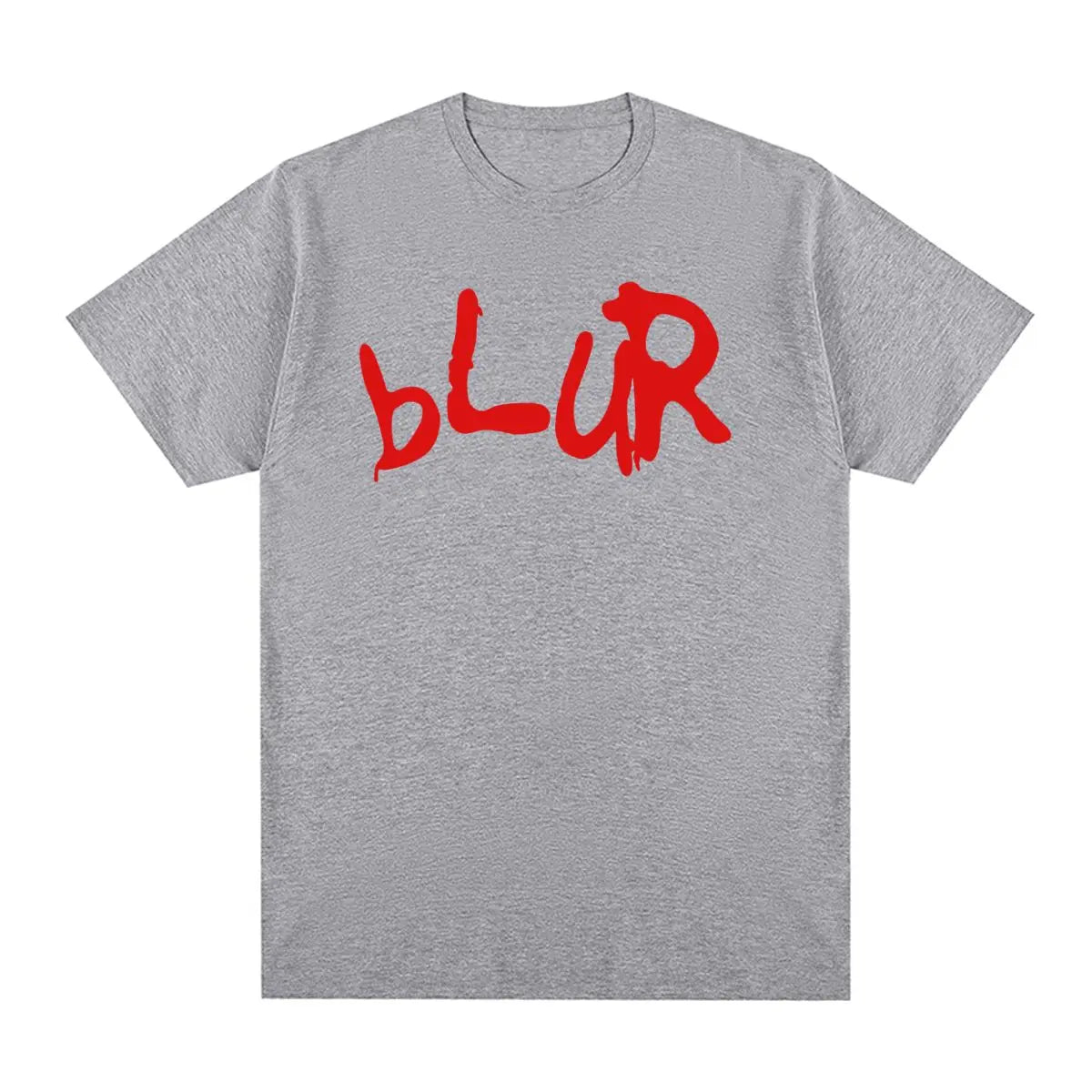 Blur Motif- T-Shirt GRAY S04a77a9c083743c29405f3bae2c91f90M Vintage Sounds T-Shirts T-Shirt