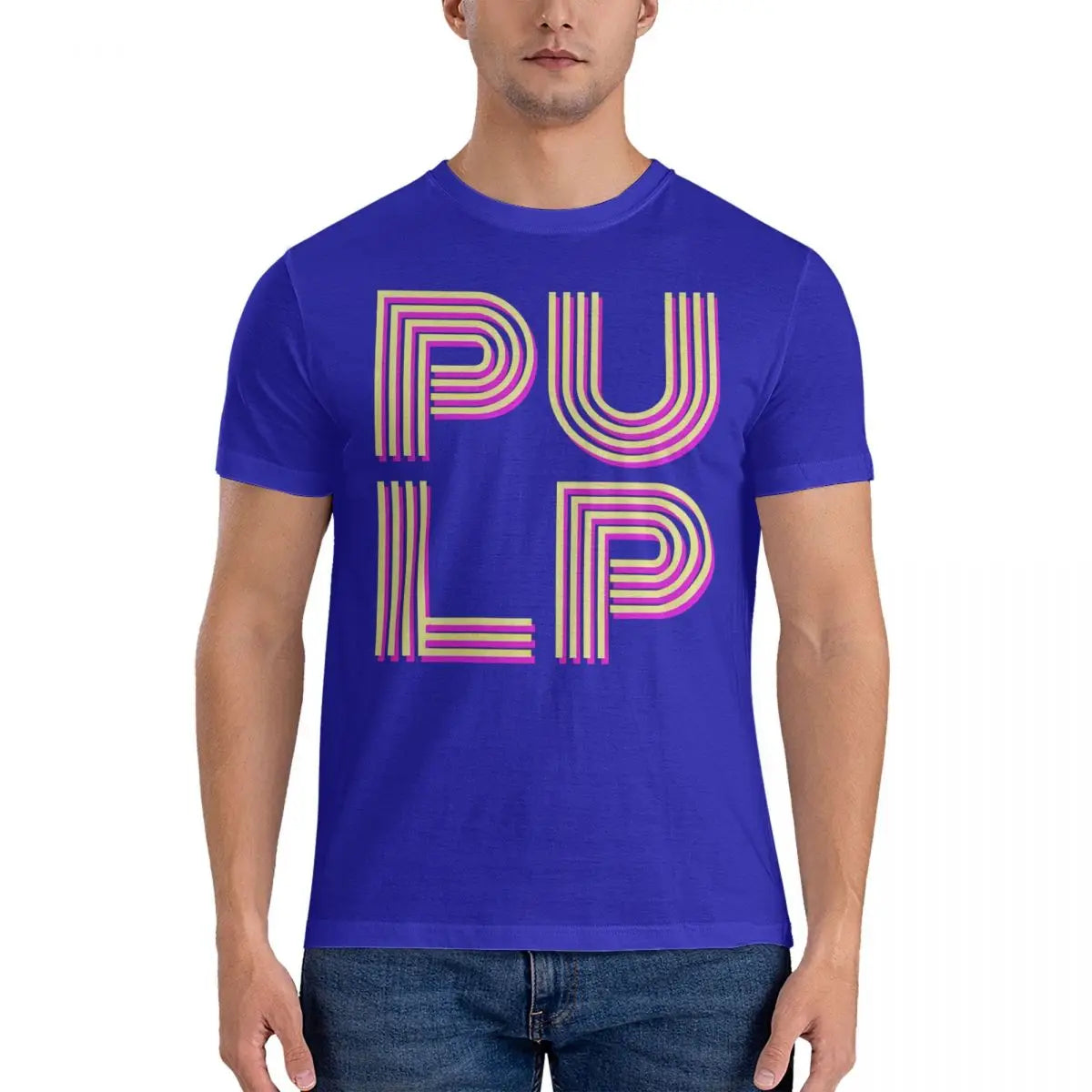 Pulp T-Shirt Blue S0b34a9acb5a6433aa4e54ae94cb55f37W Vintage Sounds T-Shirts T-Shirt