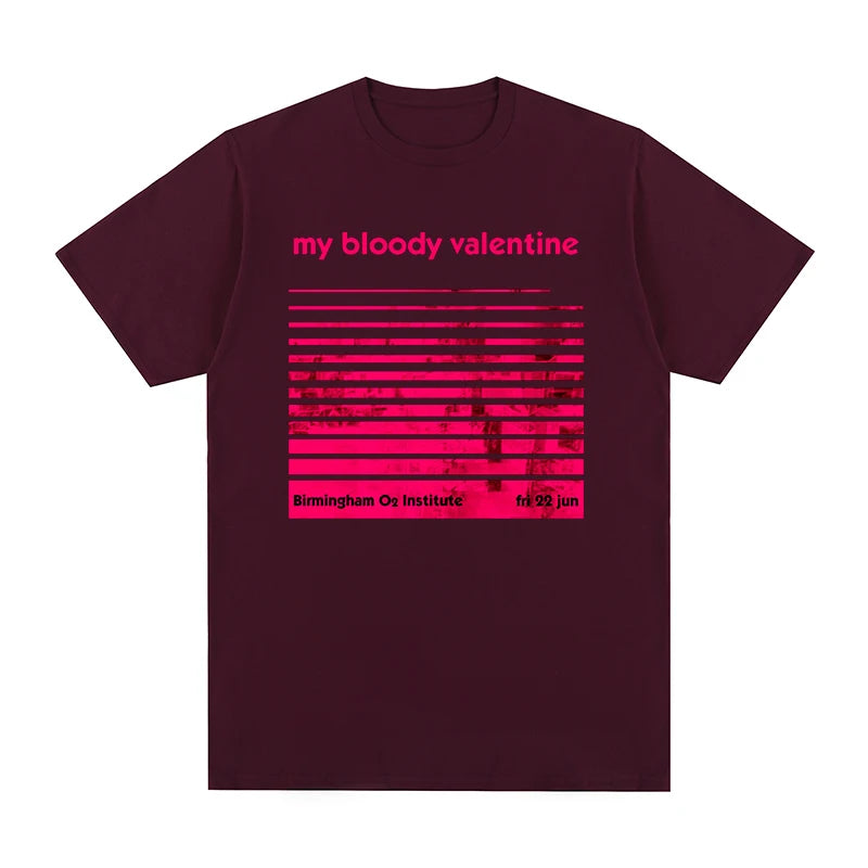 My Bloody Valentine-Loveless Tour T-Shirt Burgundy S26aae62269f8478fb8cf54b221f42118O Vintage Sounds T-Shirts T-Shirt