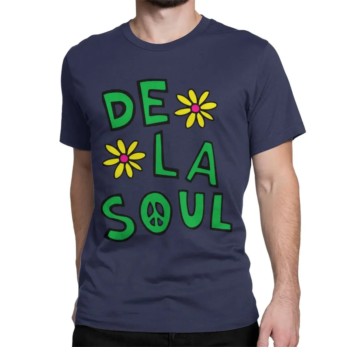 De La Soul T Shirt Navy Blue S2fec8518a7bb495b831917a8ee555761E Vintage Sounds T-Shirts T-Shirt