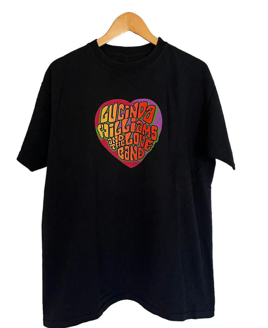 Lucinda Williams:The Love Band Tour T-Shirt Black S404635fe1fea4f6784f7d089348bdb0fp Vintage Sounds T-Shirts T-Shirt