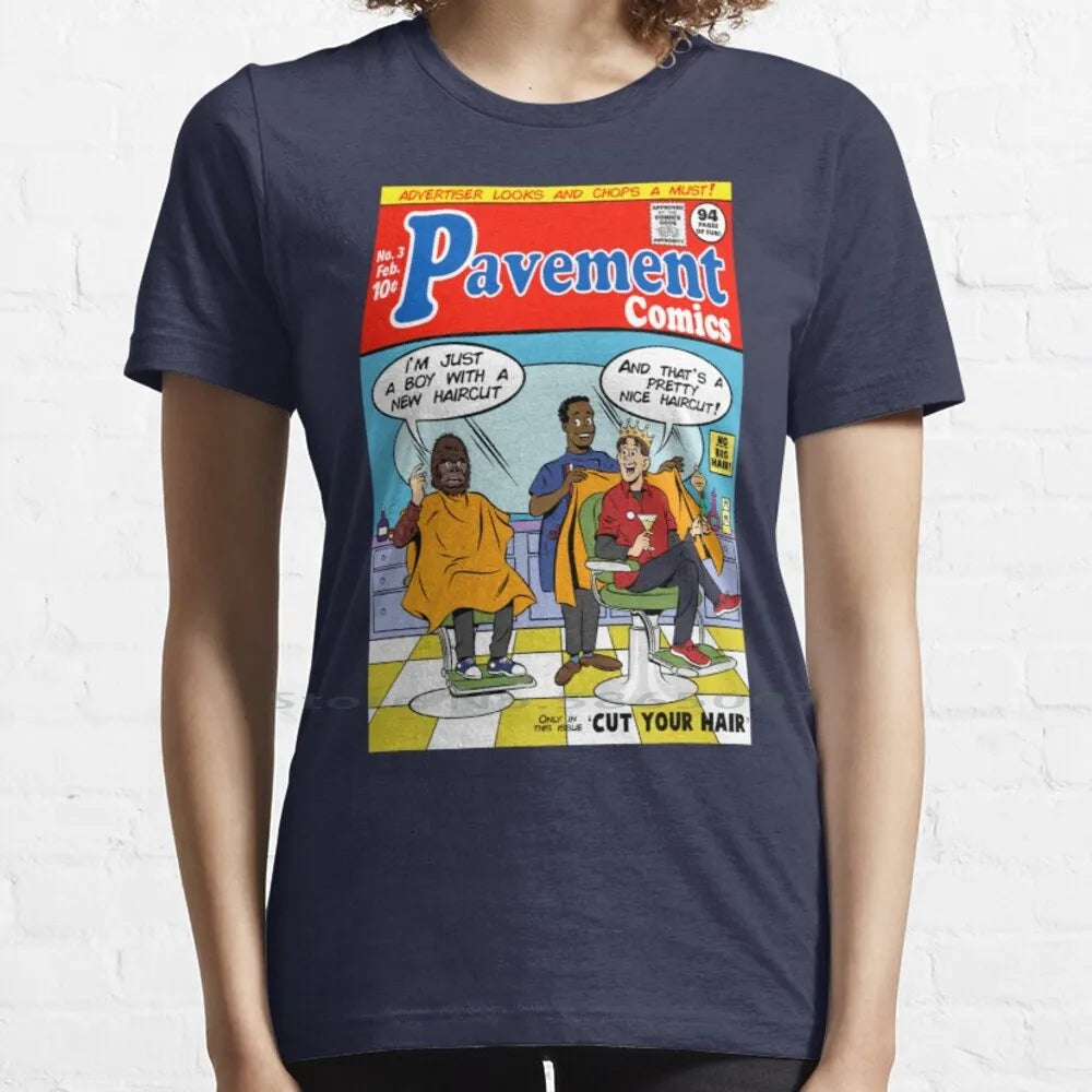 Pavement-Cut Your Hair- T Shirt FTee-Navy S414fd055aa9444b9af34ed0d7a2fc99eQ Vintage Sounds T-Shirts T-Shirt