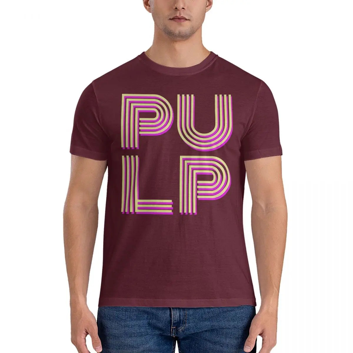 Pulp T-Shirt Brown S489255d3e6d940969368837741060414N Vintage Sounds T-Shirts T-Shirt