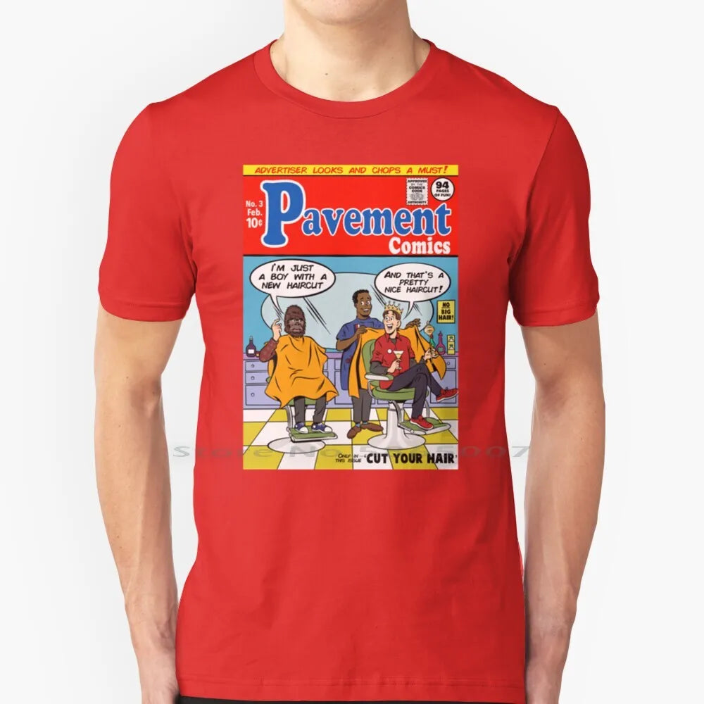 Pavement-Cut Your Hair- T Shirt MTee-Red S4dfd112481144961a13c277ea4eee606C Vintage Sounds T-Shirts T-Shirt