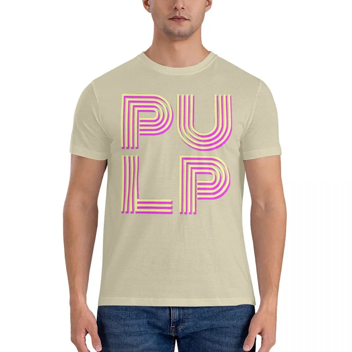 Pulp T-Shirt Khaki S682ab1b48f03484dbd046e7e993e08a9L Vintage Sounds T-Shirts T-Shirt