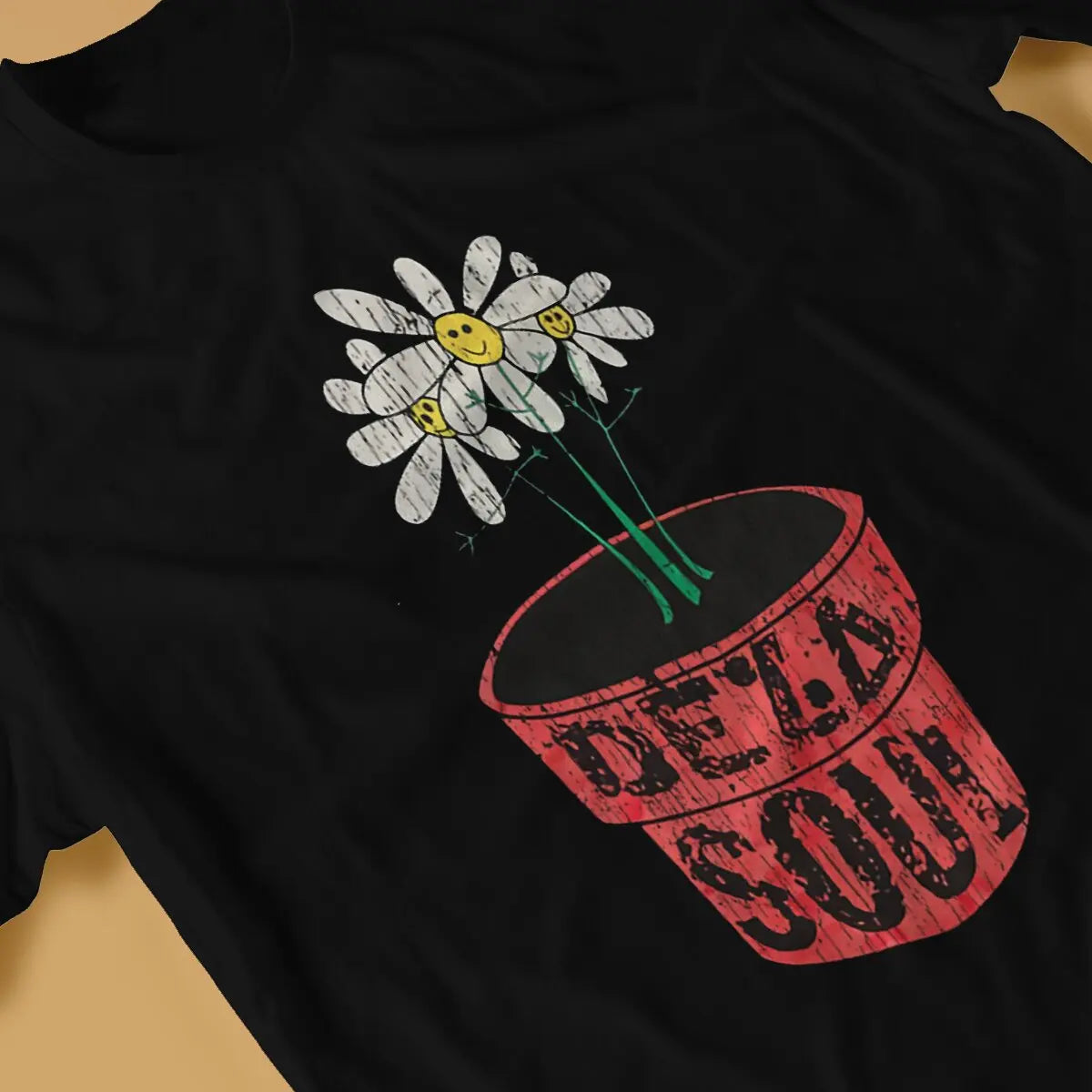 De La Soul-Rap Flower-T-Shirt S69b1675f797144ef8d58f695824e53115 Vintage Sounds T-Shirts T-Shirt