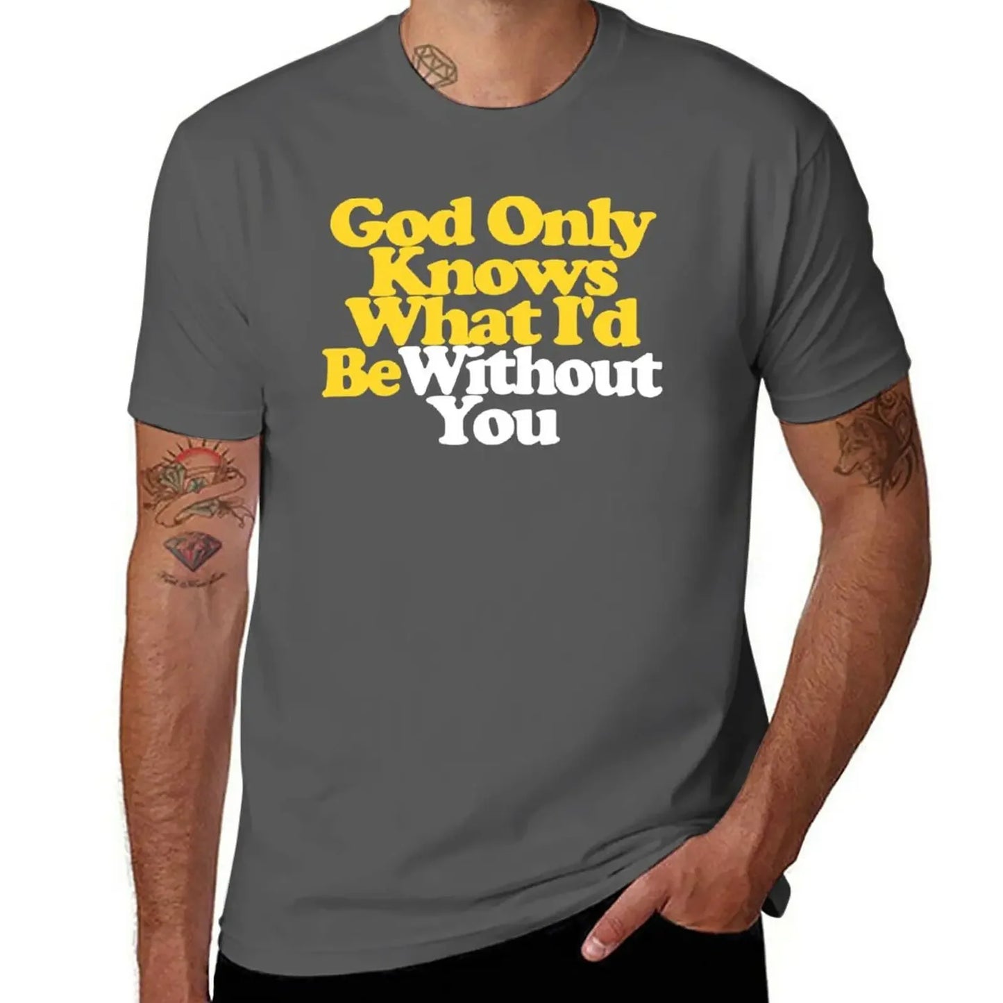 Beach Boys:God Only Knows-Lyrics from Pet Sounds T-Shirt Dark Gray S714846a4d1c04105835c0cd0195bbcbek Vintage Sounds T-Shirts T-Shirt