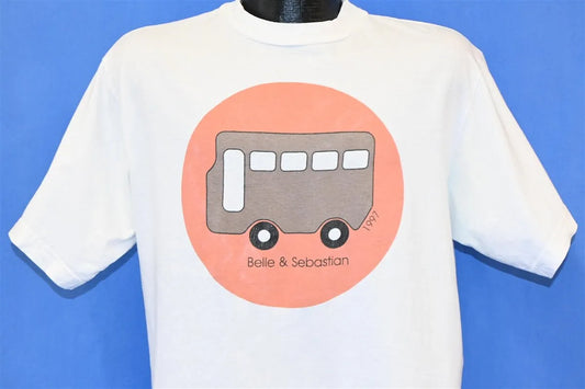 Belle & Sebastian :1997 Tour Van T-shirt White S7820a2f43c3e469fb85db9d46e925161U Vintage Sounds T-Shirts