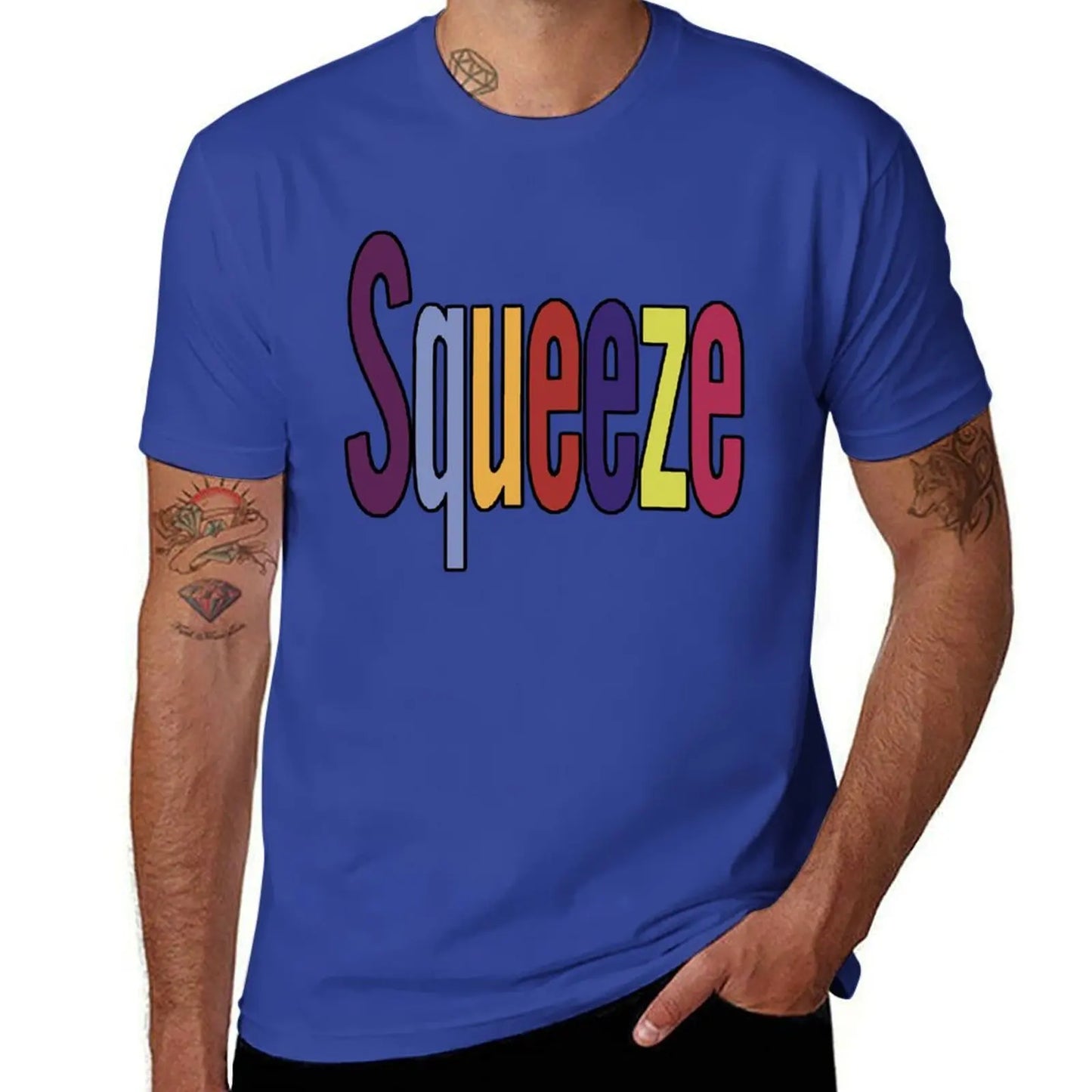 Squeeze Promo T-Shirt Blue S7e0deb89f33c43ef9f4021f2fc9599c4y Vintage Sounds T-Shirts T-Shirt