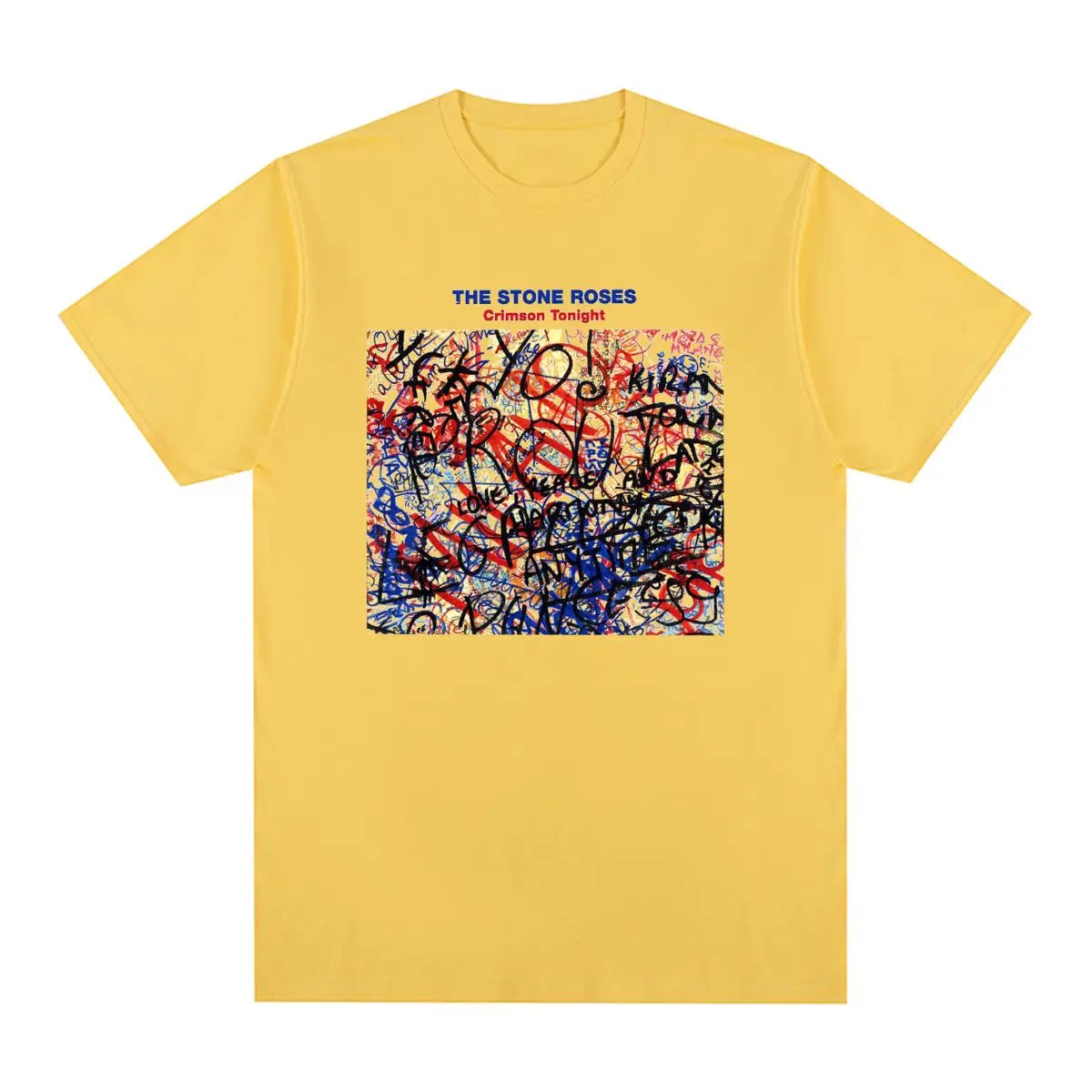 The Stone Roses : Crimson Tonight -T-shirt Yellow S83dc8a27532c4f1c8b8086dd11c0e5b4I Vintage Sounds T-Shirts T-Shirt