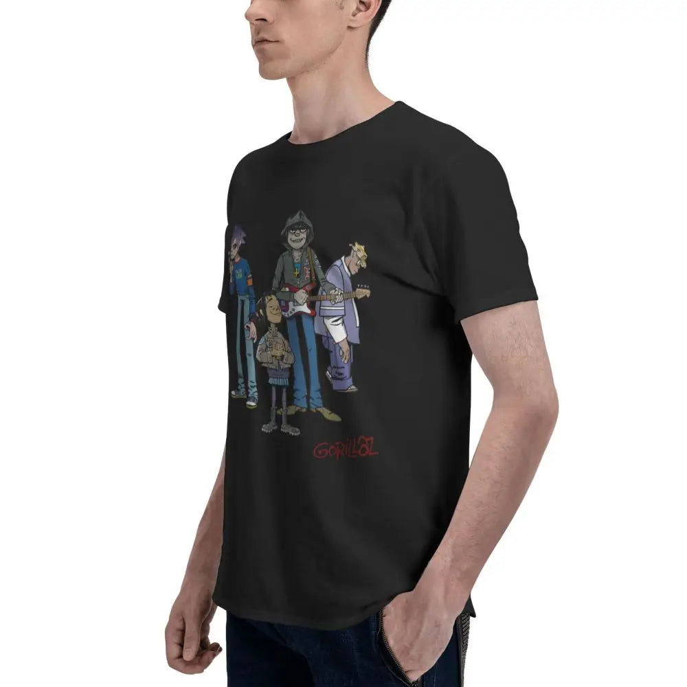 Gorillaz - Anime T Shirt S8dd228ff2f64433295ec473e5be83bf7C Vintage Sounds T-shirts T-Shirt