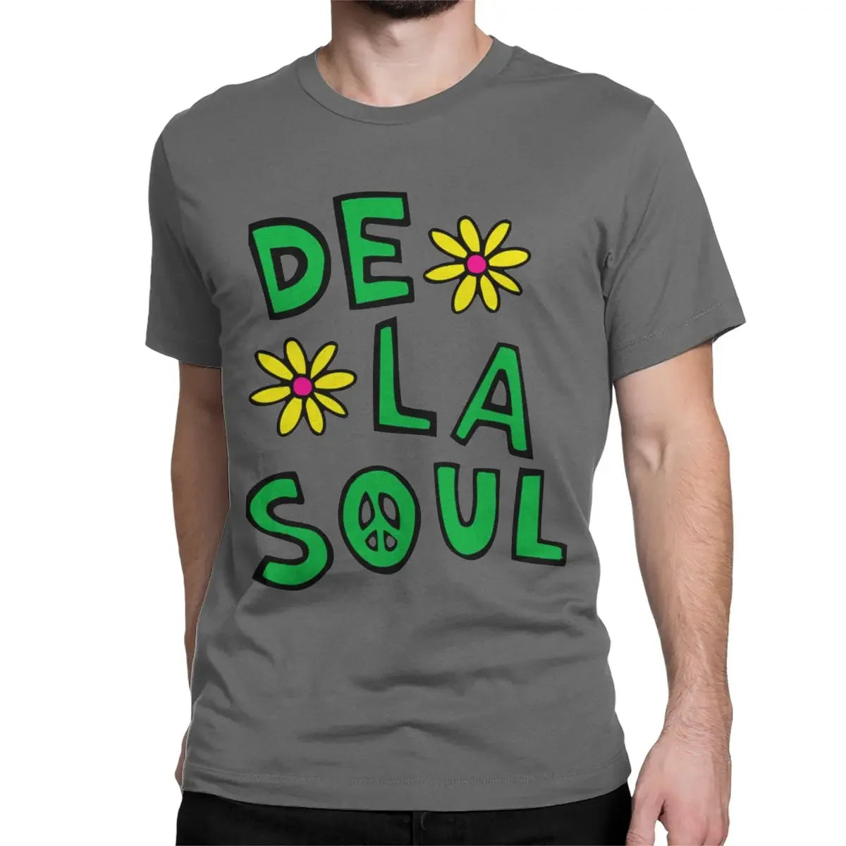 De La Soul T Shirt Dark Grey S93e1daa70aae43fd9b98ff9a6c8a0af88 Vintage Sounds T-Shirts T-Shirt