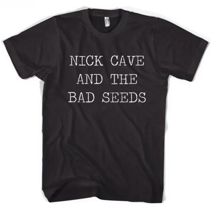 Nick Cave & The Bad Seeds :Typewriter-T-Shirt Black S945d5d6102094b7a934c0c0fe5a0a25aJ Vintage Sounds T-Shirts T-Shirt