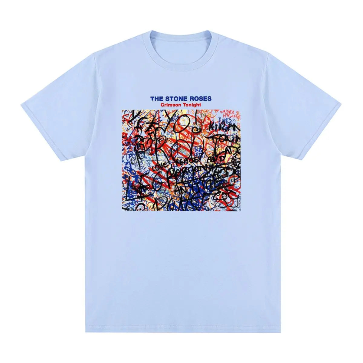 The Stone Roses : Crimson Tonight -T-shirt Sky blue S9e765e7bf1f141aa9e85460ce3a0beb9S Vintage Sounds T-Shirts T-Shirt