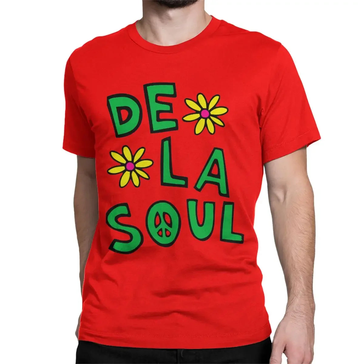 De La Soul T Shirt Red Sa37159f5028141869a6de1f1fa579615v Vintage Sounds T-Shirts T-Shirt