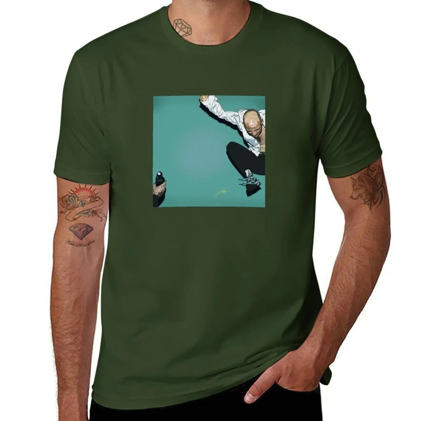 Moby - Play T-Shirt Army Green Sa7b72db5f18749859243028399b9bdd28 Vintage Sounds T-Shirts T-Shirt