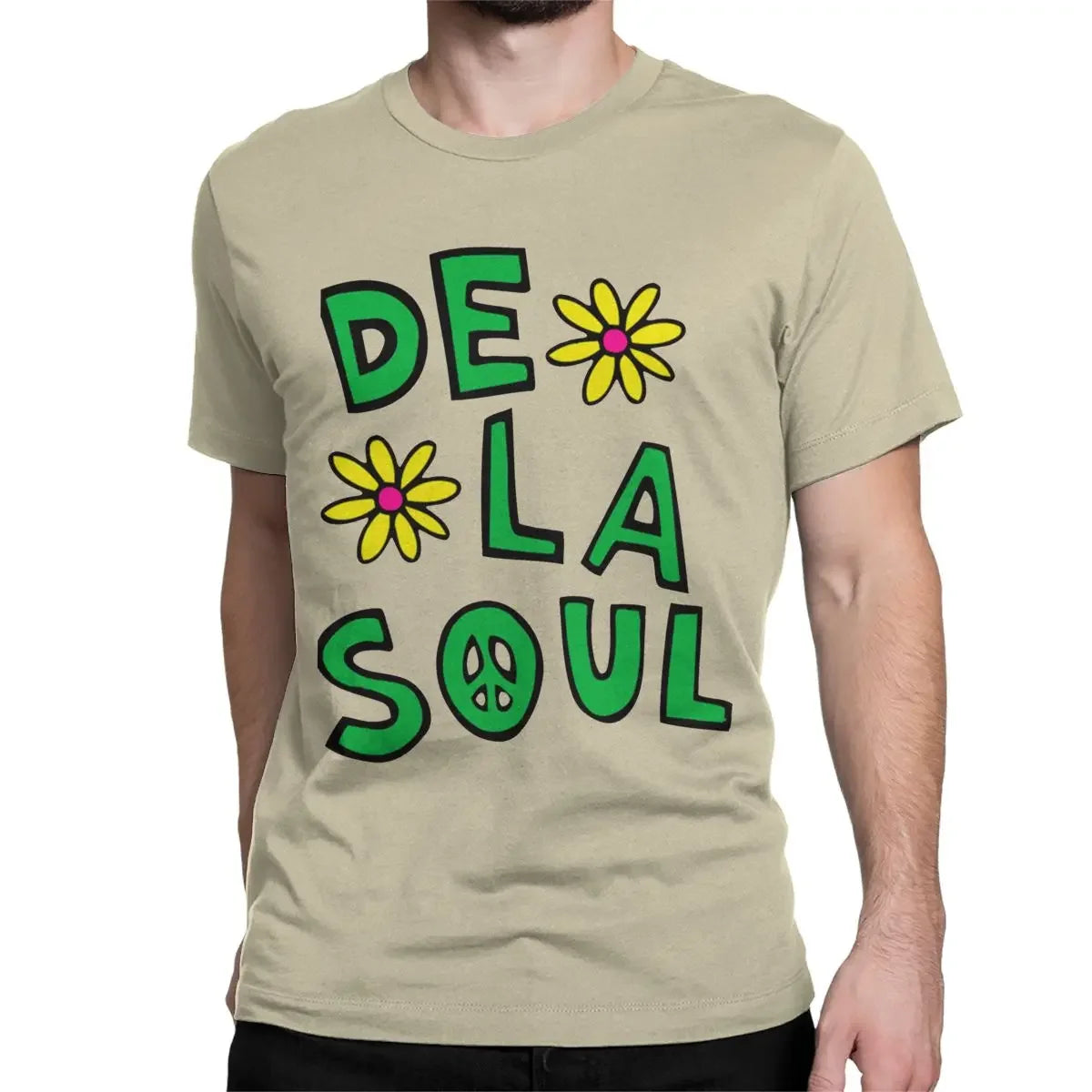 De La Soul T Shirt Khaki Sae38726a77384760b36578b0c492fc5eJ Vintage Sounds T-Shirts T-Shirt