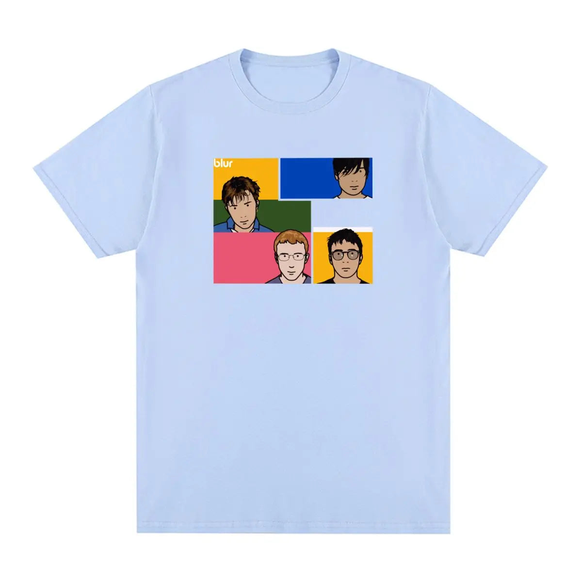 Blur T-Shirt SKY BLUE Se642e4205e334f3fafd9db519e16d5a8i Vintage Sounds T-Shirts T-Shirt