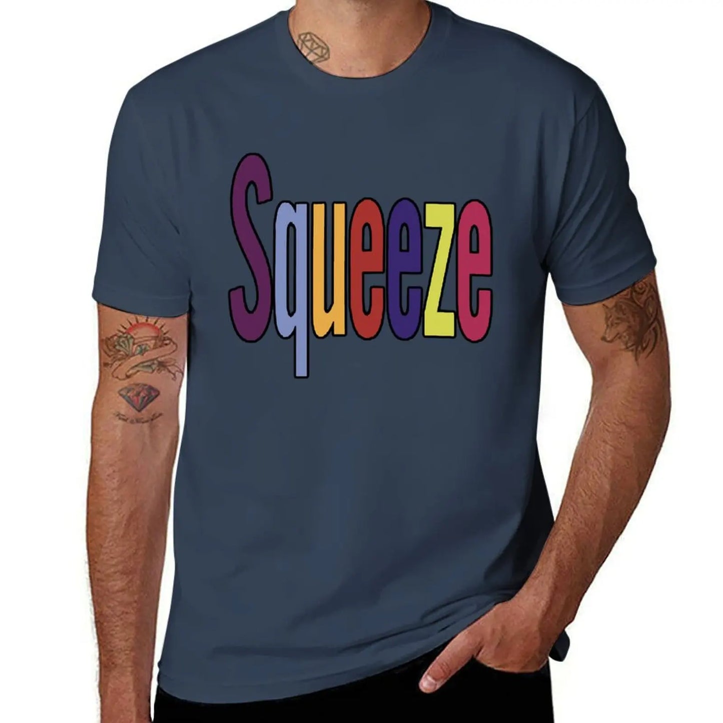 Squeeze Promo T-Shirt Navy Se7ba897acd384d4e864cb0338920f0bdj Vintage Sounds T-Shirts T-Shirt