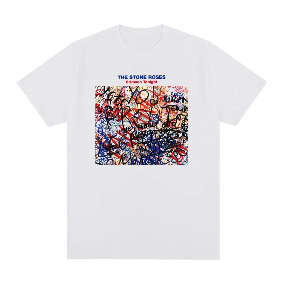 The Stone Roses : Crimson Tonight -T-shirt WHITE Sf6869df4ea0a41b8943382f3d7651450j Vintage Sounds T-Shirts T-Shirt